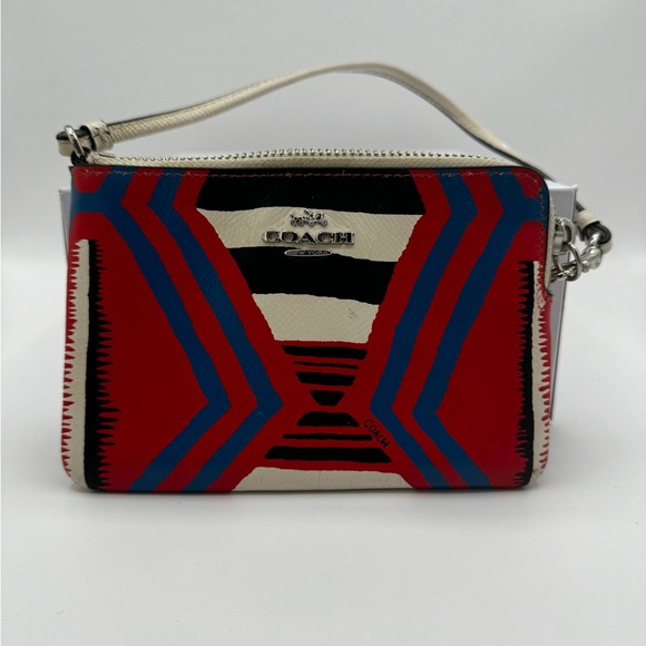 Coach Wristlet RARE Aztec Pattern - Picture 8 of 11